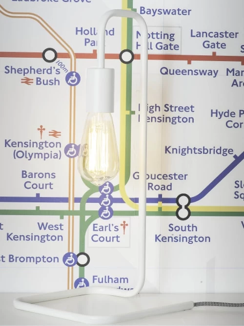 It's About Romi Lampes à Poser Lampe De Table En Fer Blanc H45cm 2 It's About Romi Lampes à Poser Lampe De Table En Fer Blanc H45cm – Image 2