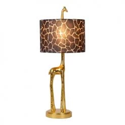 Lampea Lampes à Poser Lampe De Table En Matière Plastique Doré 60,5 Cm