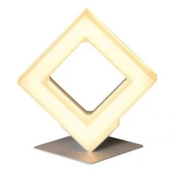 Keria Lampes à Poser Lampe De Table En Métal Argente