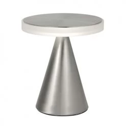 Fabas Lampes à Poser Lampe De Table En Métal Argente