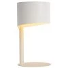 Lucide Lampes à Poser Lampe De Table En Métal Blanc
