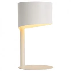 Lucide Lampes à Poser Lampe De Table En Métal Blanc