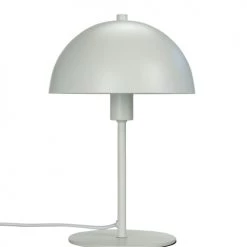Dyberg Larsen Lampes à Poser Lampe De Table En Métal Blanc Mat, H 30 Cm D 20 Cm