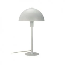 Dyberg Larsen Lampes à Poser Lampe De Table En Métal Blanc Mat, H 38,5 Cm D 21 Cm