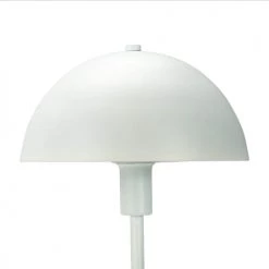 Dyberg Larsen Lampes à Poser Lampe De Table En Métal Blanc Mat, H 38,5 Cm D 21 Cm -Luminaires Contemporain Soldes lampe de table en metal blanc mat h 38 5 cm d 21 cm 4