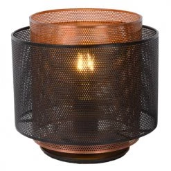 Lucide Lampes à Poser Lampe De Table En Métal Noir