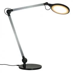 Dyberg Larsen Lampes à Poser Lampe De Table En Métal Noir Brillant, H 50 Cm D 17 Cm