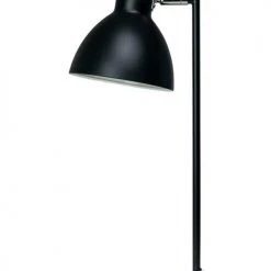 Dyberg Larsen Lampes à Poser Lampe De Table En Métal Noir Mat, H 50 Cm D 16 Cm