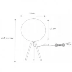 Lucide Lampes à Poser Lampe De Table En Plastique_synthetic Blanc -Luminaires Contemporain Soldes lampe de table en plastique synthetic blanc 3