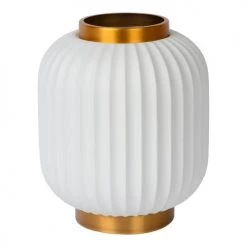 Lampea Lampes à Poser Lampe De Table En Porcelaine Blanc 23,8 Cm -Luminaires Contemporain Soldes lampe de table en porcelaine blanc 23 8 cm 2