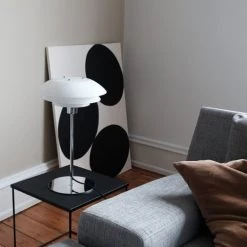 Dyberg Larsen Lampes à Poser Lampe De Table En Verre Et Chrome, H 50 Cm D 31 Cm 8 Dyberg Larsen Lampes à Poser Lampe De Table En Verre Et Chrome, H 50 Cm D 31 Cm -Luminaires Contemporain Soldes lampe de table en verre et chrome h 50 cm d 31 cm 3