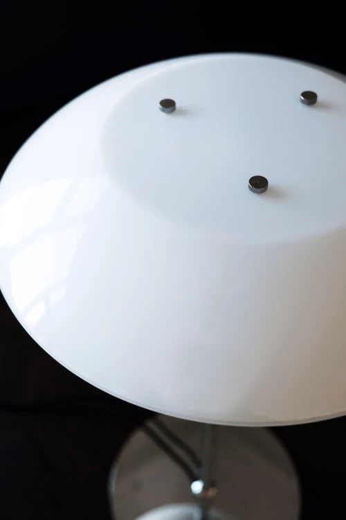 Dyberg Larsen Lampes à Poser Lampe De Table En Verre Et Chrome, H 50 Cm D 31 Cm 4 Dyberg Larsen Lampes à Poser Lampe De Table En Verre Et Chrome, H 50 Cm D 31 Cm – Image 4