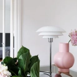 Dyberg Larsen Lampes à Poser Lampe De Table En Verre Et Chrome, H 50 Cm D 31 Cm 10 Dyberg Larsen Lampes à Poser Lampe De Table En Verre Et Chrome, H 50 Cm D 31 Cm -Luminaires Contemporain Soldes lampe de table en verre et chrome h 50 cm d 31 cm 5