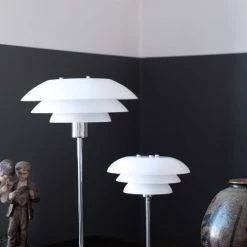 Dyberg Larsen Lampes à Poser Lampe De Table En Verre Et Chrome Verre, H 30 Cm D 20 Cm 8 Dyberg Larsen Lampes à Poser Lampe De Table En Verre Et Chrome Verre, H 30 Cm D 20 Cm -Luminaires Contemporain Soldes lampe de table en verre et chrome verre h 30 cm d 20 cm 4