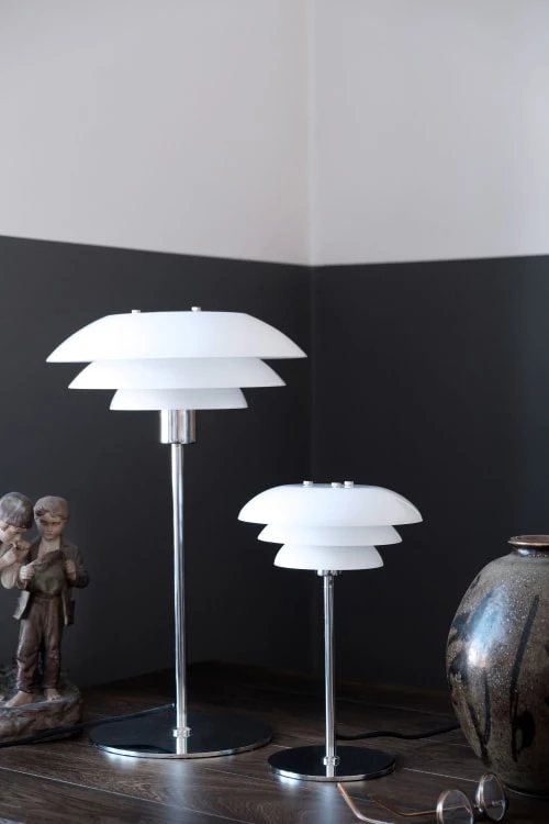 Dyberg Larsen Lampes à Poser Lampe De Table En Verre Et Chrome Verre, H 30 Cm D 20 Cm 3 Dyberg Larsen Lampes à Poser Lampe De Table En Verre Et Chrome Verre, H 30 Cm D 20 Cm – Image 3