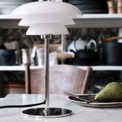 Dyberg Larsen Lampes à Poser Lampe De Table En Verre Et Chrome Verre, H 30 Cm D 20 Cm 9 Dyberg Larsen Lampes à Poser Lampe De Table En Verre Et Chrome Verre, H 30 Cm D 20 Cm -Luminaires Contemporain Soldes lampe de table en verre et chrome verre h 30 cm d 20 cm 5