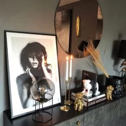 Dyberg Larsen Lampes à Poser Lampe De Table En Verre Fumé Et Métal Noir Mat , H 34 Cm D 20 Cm -Luminaires Contemporain Soldes lampe de table en verre fume et metal noir mat h 34 cm d 20 cm 2