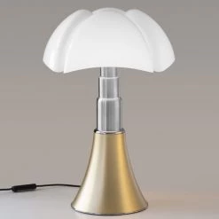 Martinelli Luce Lampes à Poser Lampe Dimmer LED Pied Télescopique Or H50-62cm 10 Martinelli Luce Lampes à Poser Lampe Dimmer LED Pied Télescopique Or H50-62cm -Luminaires Contemporain Soldes lampe dimmer led pied telescopique or h50 62cm 3