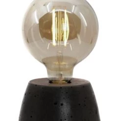 Junny Lampes à Poser Lampe Dôme En Béton Beige Fabrication Artisanale -Luminaires Contemporain Soldes lampe dome en beton anthracite fabrication artisanale