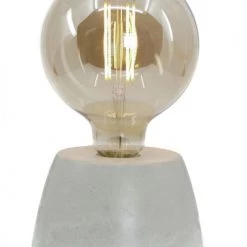 Junny Lampes à Poser Lampe Dôme En Béton Beige Fabrication Artisanale