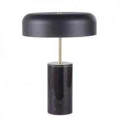Maisons Du Monde Lampes à Poser Lampe En Marbre, Métal Noir Et Doré H48