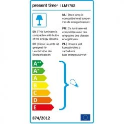 Present Time Lampes à Poser Lampe En Métal à Poser Noir -Luminaires Contemporain Soldes lampe en metal a poser noir 3