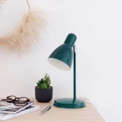 Maisons Du Monde Lampes à Poser Lampe En Métal Bleu Canard -Luminaires Contemporain Soldes lampe en metal bleu canard 1000 11 22 229171 3