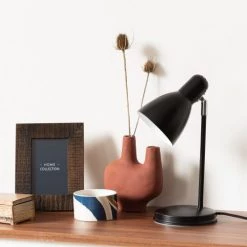 Maisons Du Monde Lampes à Poser Lampe En Métal Noir -Luminaires Contemporain Soldes lampe en metal noir 1000 10 37 224512 4