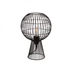 Lussiol Lighting Lampes à Poser Lampe En Métal Noir H.30 Cm