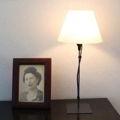 Gérard Lamy Lampes à Poser Lampe H.22cm Gris -Luminaires Contemporain Soldes lampe h 22cm gris 2