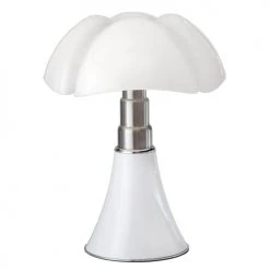Martinelli Luce Lampes à Poser Lampe LED Blanche Avec Variateur H35cm -Luminaires Contemporain Soldes lampe led blanche avec variateur h35cm 2
