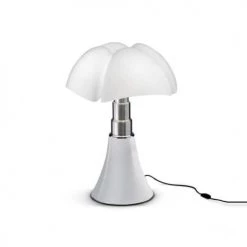 Martinelli Luce Lampes à Poser Lampe LED Blanche Avec Variateur H35cm