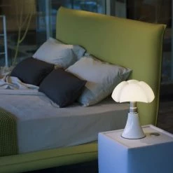 Martinelli Luce Lampes à Poser Lampe LED Blanche Avec Variateur H35cm -Luminaires Contemporain Soldes lampe led blanche avec variateur h35cm 5