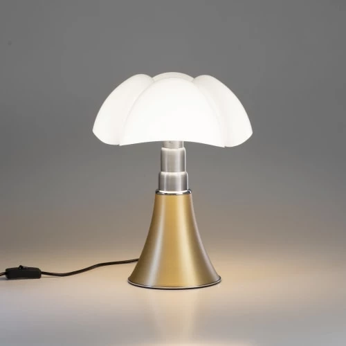 Martinelli Luce Lampes à Poser Lampe LED Laiton Avec Variateur H35cm 4 Martinelli Luce Lampes à Poser Lampe LED Laiton Avec Variateur H35cm – Image 4