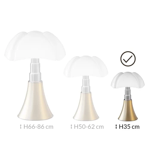 Martinelli Luce Lampes à Poser Lampe LED Laiton Avec Variateur H35cm 6 Martinelli Luce Lampes à Poser Lampe LED Laiton Avec Variateur H35cm – Image 6