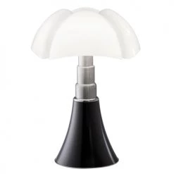Martinelli Luce Lampes à Poser Lampe LED Noire Avec Variateur H35cm -Luminaires Contemporain Soldes lampe led noire avec variateur h35cm 3