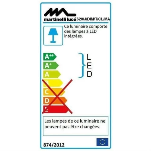 Martinelli Luce Lampes à Poser Lampe Nomade LED H35cm 4 Martinelli Luce Lampes à Poser Lampe Nomade LED H35cm – Image 4