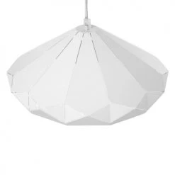 Beliani Suspensions Lampe Suspension Blanc -Luminaires Contemporain Soldes lampe suspension blanc 16