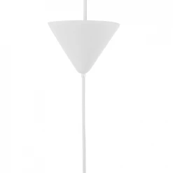 Beliani Suspensions Lampe Suspension Blanc -Luminaires Contemporain Soldes lampe suspension blanc 2