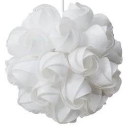 Beliani Suspensions Lampe Suspension Blanc