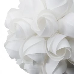 Beliani Suspensions Lampe Suspension Blanc -Luminaires Contemporain Soldes lampe suspension blanc 6