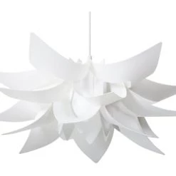 Beliani Suspensions Lampe Suspension Blanc