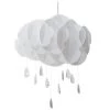 Beliani Suspensions Lampe Suspension Blanche