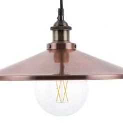 Beliani Suspensions Lampe Suspension Cuivré