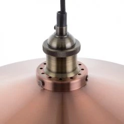 Beliani Suspensions Lampe Suspension Cuivré -Luminaires Contemporain Soldes lampe suspension cuivre 4