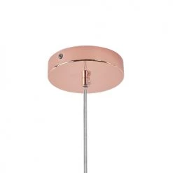 Beliani Suspensions Lampe Suspension Cuivrée -Luminaires Contemporain Soldes lampe suspension cuivree 4