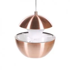 Beliani Suspensions Lampe Suspension Cuivrée -Luminaires Contemporain Soldes lampe suspension cuivree 7