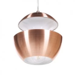 Beliani Suspensions Lampe Suspension Cuivrée -Luminaires Contemporain Soldes lampe suspension cuivree 8