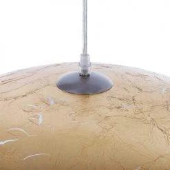 Beliani Suspensions Lampe Suspension Doré -Luminaires Contemporain Soldes lampe suspension dore 4