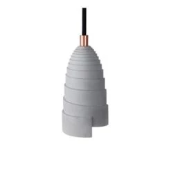 Gone's Suspensions Lampe Suspension En Béton Accessoires Perle Noire -Luminaires Contemporain Soldes lampe suspension en beton accessoires cuivres 9